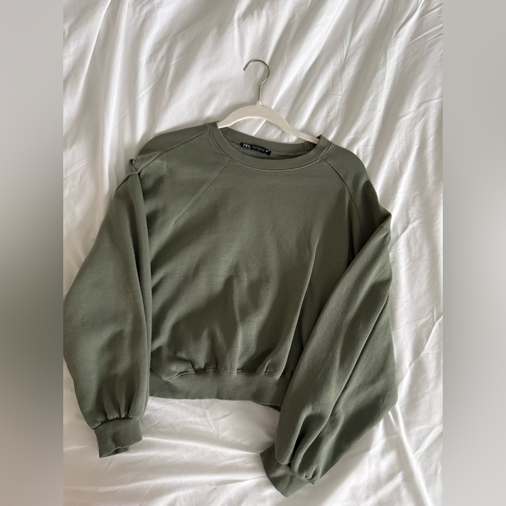 ZARA Olive Green Women's Sweater